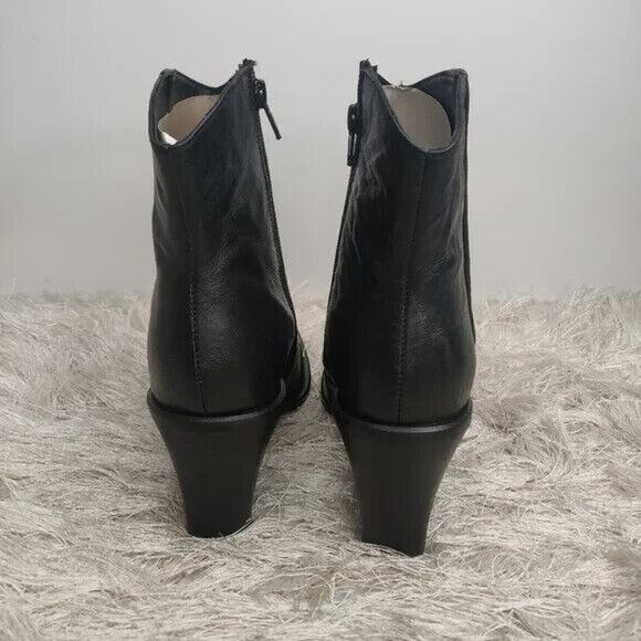 New Free People Black Western Cowboy boots sz 6 - Picture 4 of 7